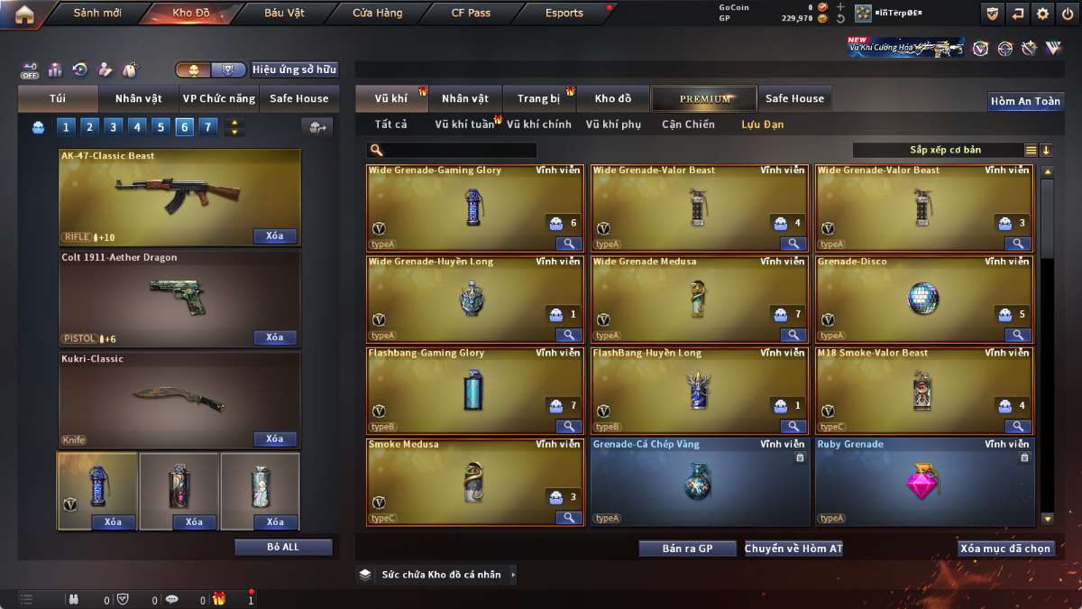 shop acc cf uy tin gia re